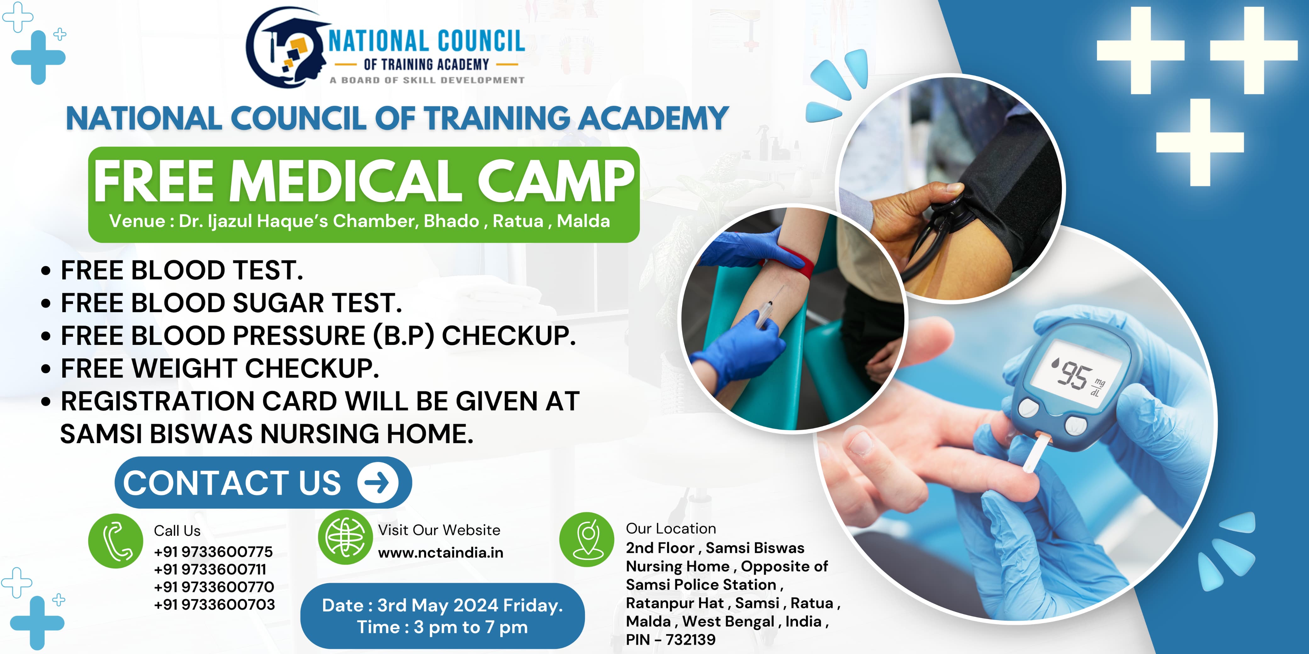 AITRC INDIA ORGANIZED FREE MEDICAL CAMP